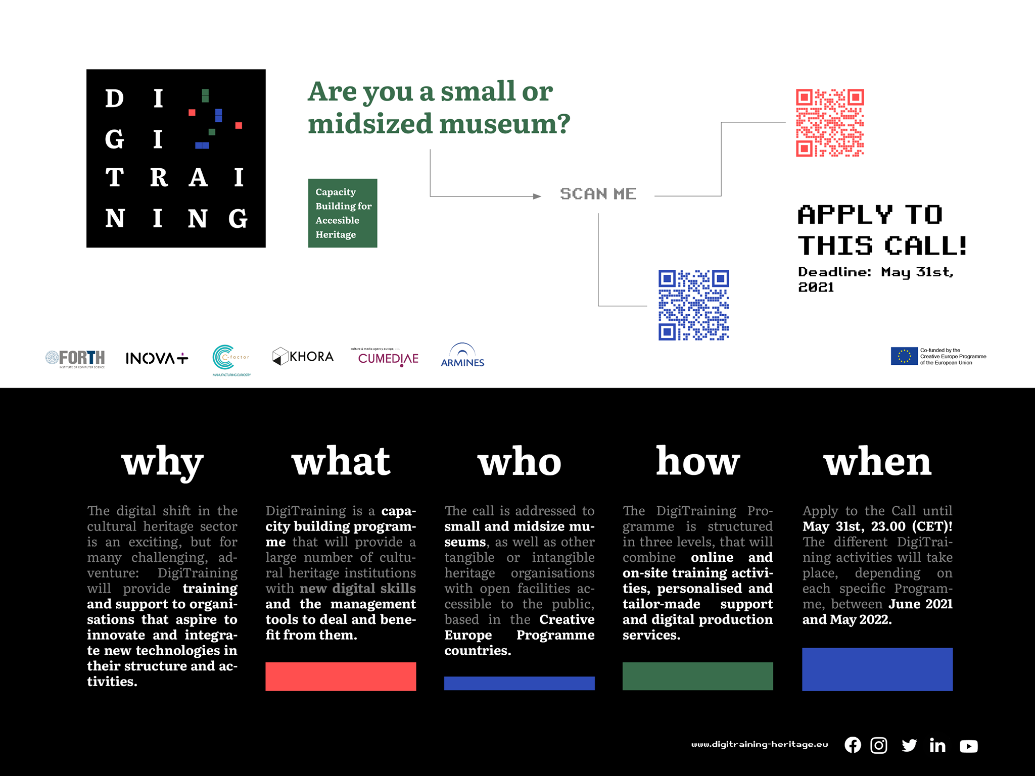 DigiTraining: programa de capacitação para Museus de pequena e média dimensão, até 31 de Maio