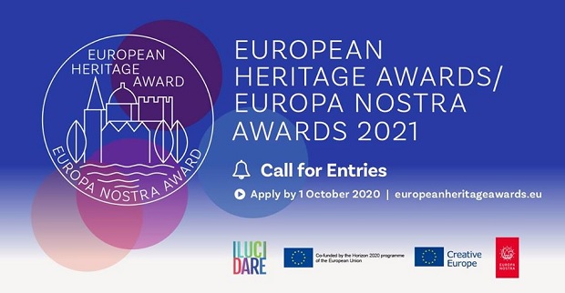 Prémios European Heritage / Europa Nostra 2021: Candidaturas até 1 de Outubro