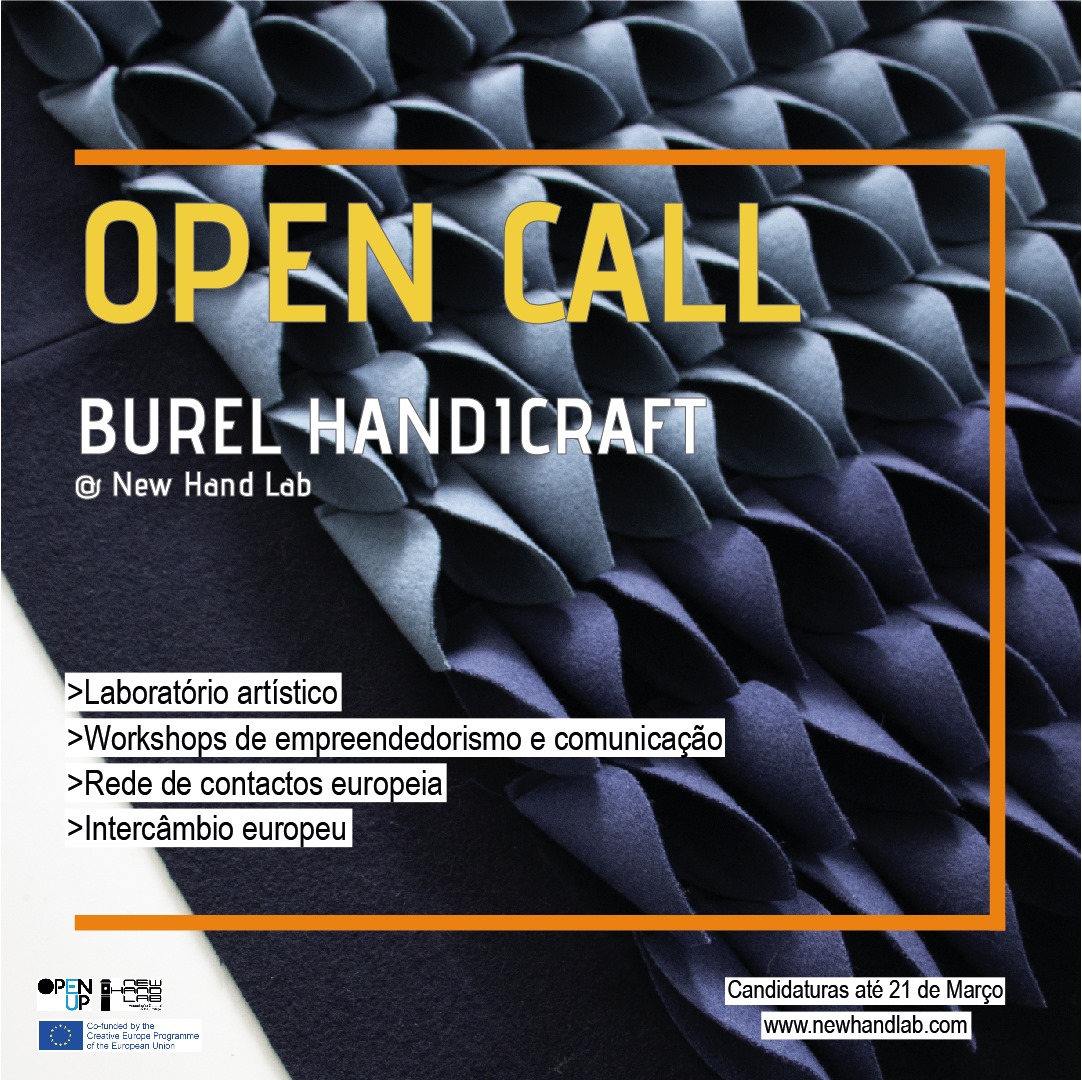 Burel Handcraft - Open call até 11 de Abril
